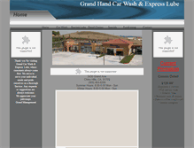 Tablet Screenshot of grandcarwash.com